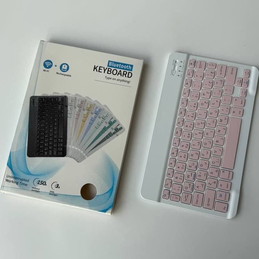 کیبورد بی‌سیم مدل Bluetooth Keyboard کد 16918 — تصویر ۲