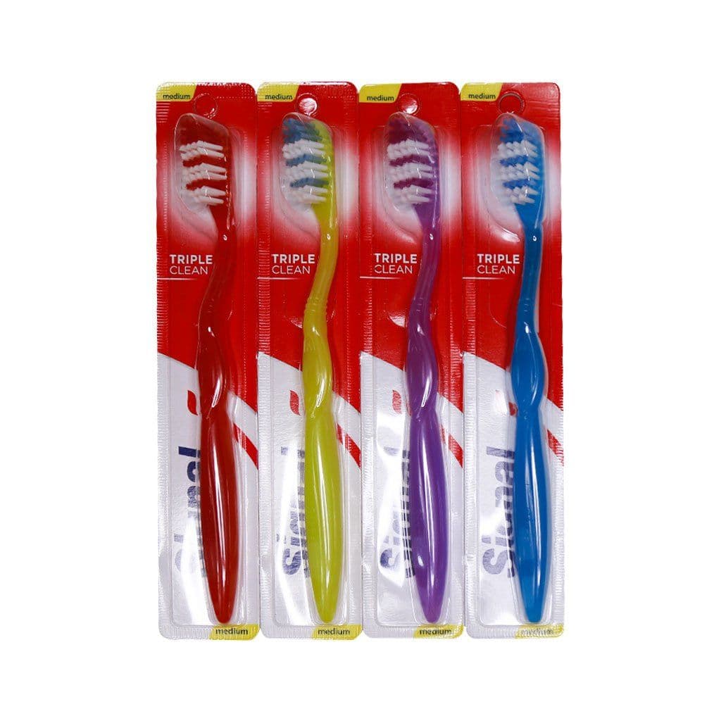 مسواک با برس متوسط سیگنال Signal Triple Clean Medium Toothbrush