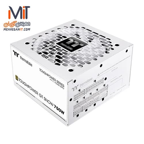 پاور کامپیوتر ترمالتیک مدل Toughpower GT 750W Gold سفید