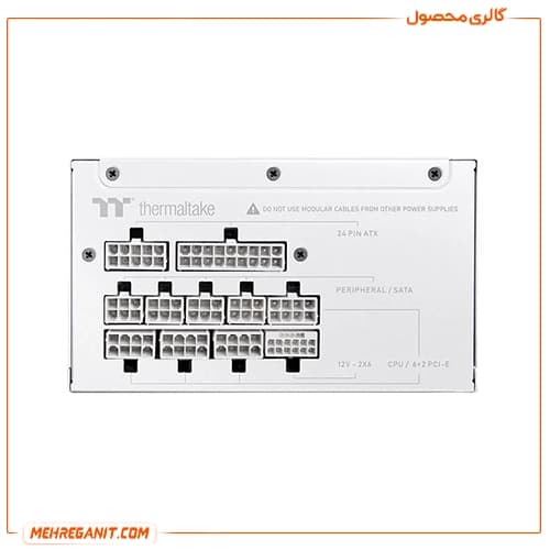 پاور کامپیوتر ترمالتیک مدل Toughpower GT 750W Gold سفید — تصویر ۴