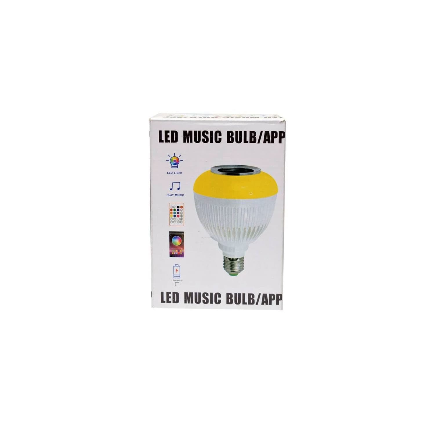 چراغ لامپی اسپیکردار موزیکال + Music Bulb Speaker Light — تصویر ۲