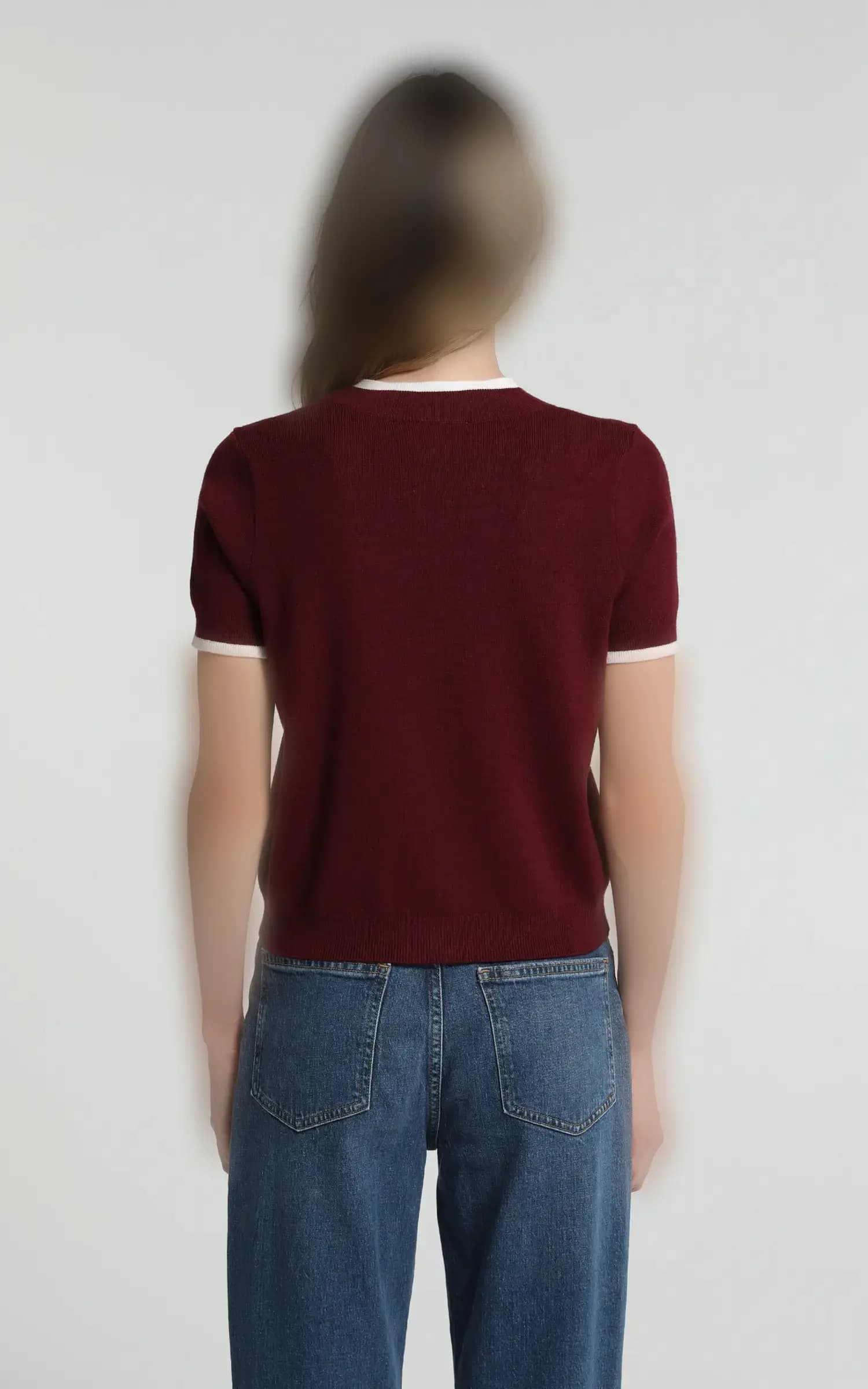 بلوز زنانه دکمه‌دار یقه هفت COLIN’S کد CL1081583 — تصویر ۲