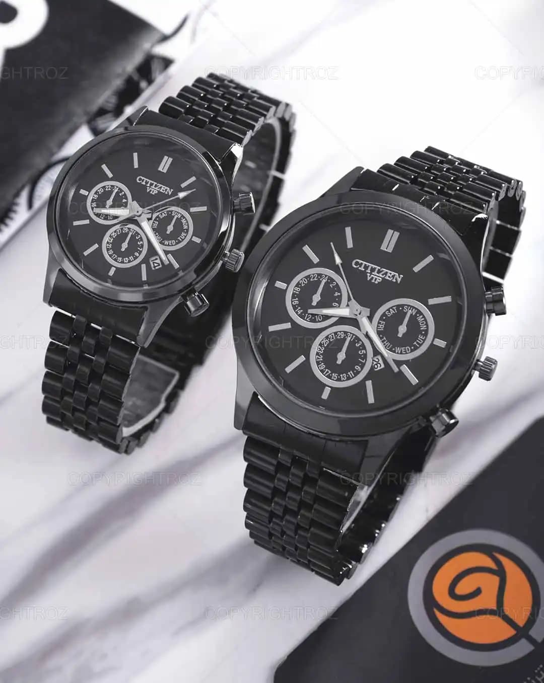 ست ساعت مچی سیتیزن CITIZEN طرح VIP مدل 1694 — تصویر ۲