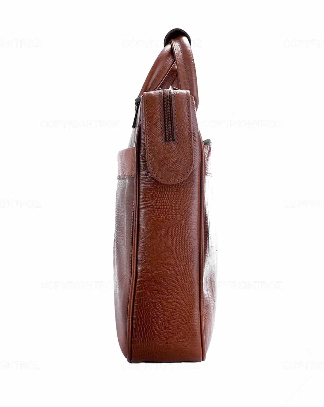 کیف اداری چرم طبیعی طرح سولماز مدل 1683 — تصویر ۳