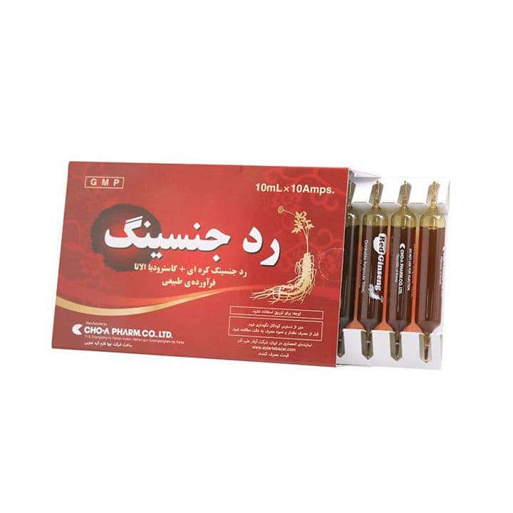 ویال خوراکی رد جنسینگ چوا فارم (10 عددی)
