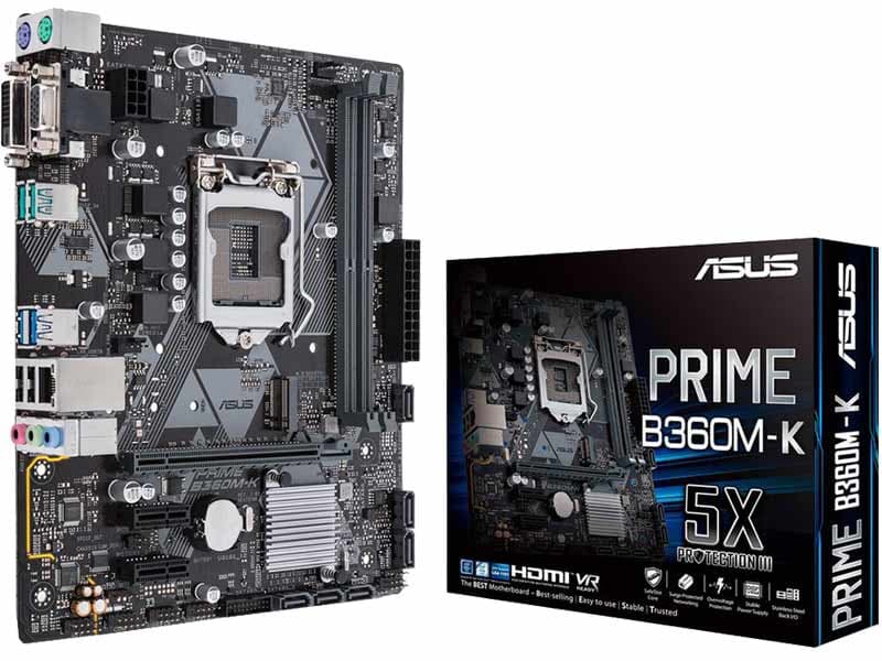 مادربرد ایسوس MOTHERBOARD ASUS PRIME B360M-K — تصویر ۲