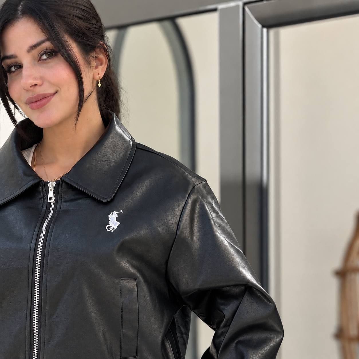 بامبر چرم polo دخترانه و زنانه کد 9715 — تصویر ۳