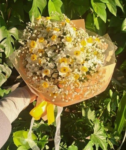 از کجا می‌توانم گل نرگس برای دسته گل به صورت اینترنتی تهیه کنم؟