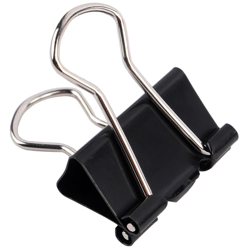 گیره دوبل Dl office dl0005 19mm بسته 12 عددی — تصویر ۳
