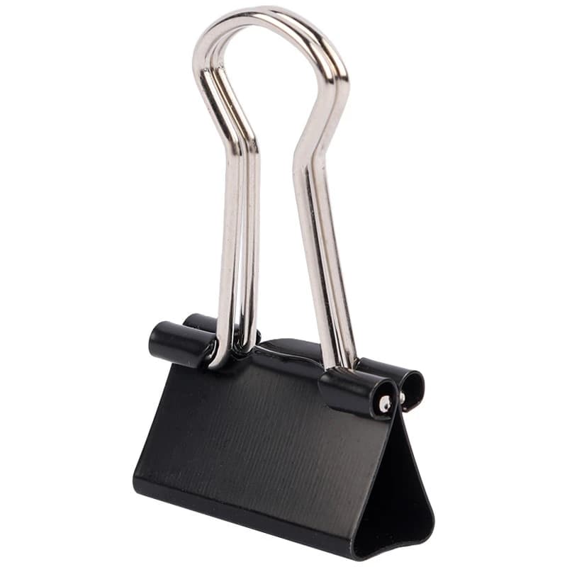گیره دوبل Dl office dl0005 19mm بسته 12 عددی