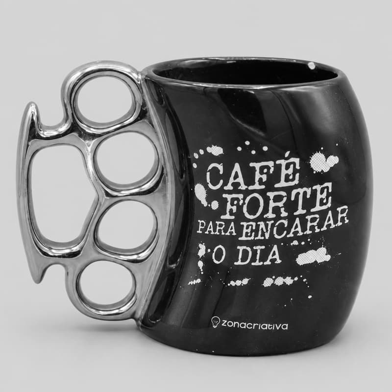 ماگ طرح پنجه بوکس مدل Cafe Forte کد ZRE-26F0289 (استوک)