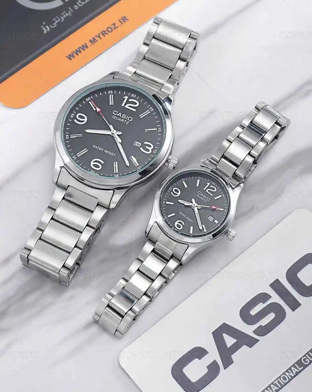 ست ساعت مچی کاسیو CASIO مدل 1563 — تصویر ۴