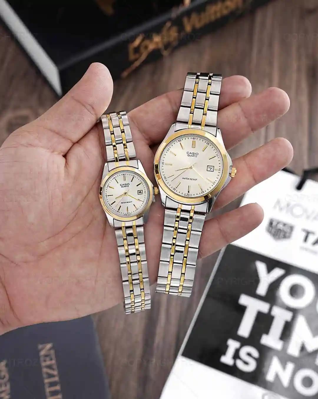 ست ساعت مچی کاسیو CASIO مدل 1562 — تصویر ۲