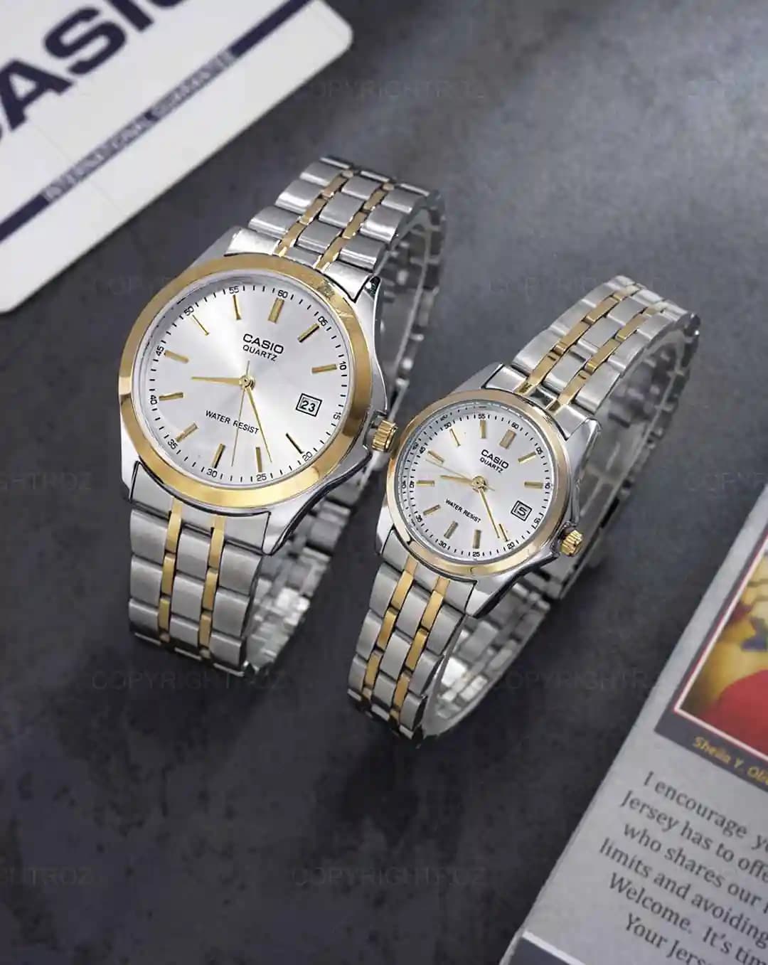 ست ساعت مچی کاسیو CASIO مدل 1561 — تصویر ۳