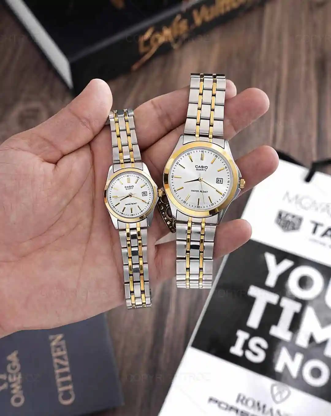 ست ساعت مچی کاسیو CASIO مدل 1561 — تصویر ۲
