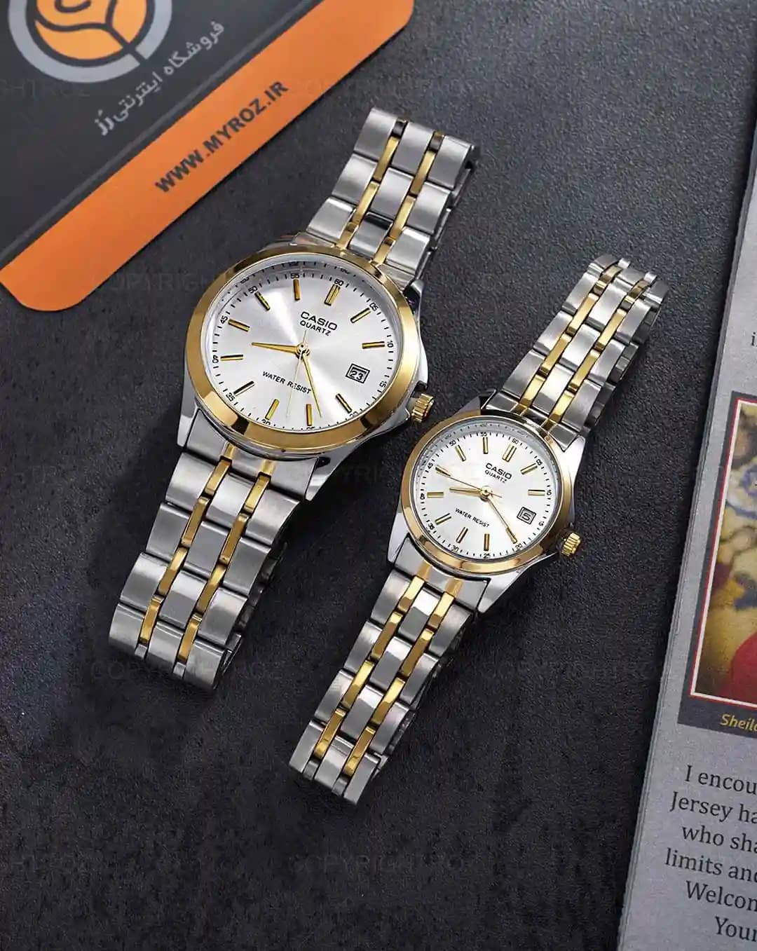 ست ساعت مچی کاسیو CASIO مدل 1561 — تصویر ۶