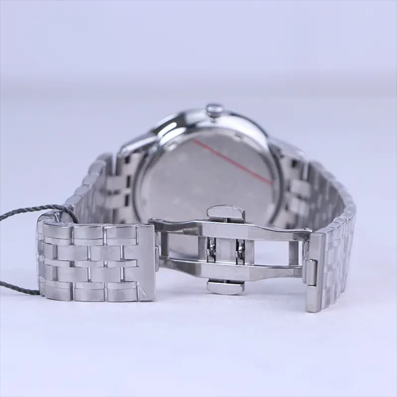 ساعت مچی سولیدا مردانه فلزی نقره ای صفحه مشکی G2134/4 — تصویر ۲