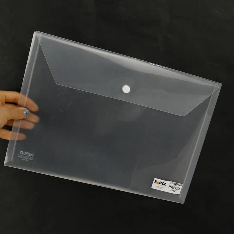 پوشه دکمه دار شفاف پاپکو Papco 105-T A4 — تصویر ۸