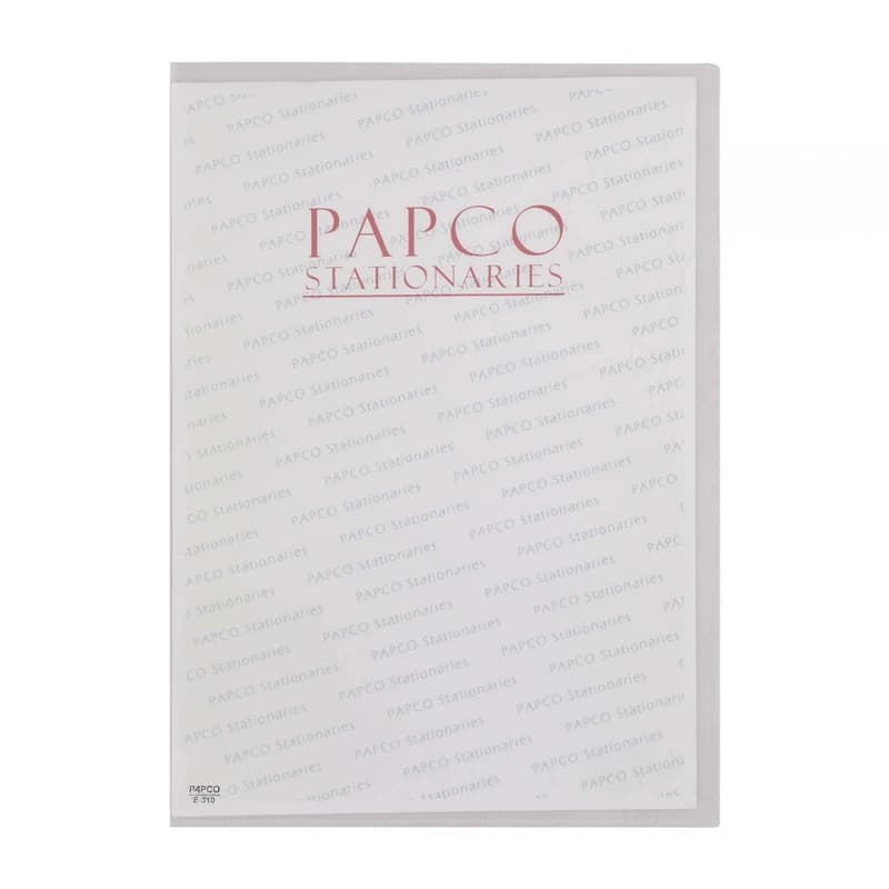 پوشه سمیناری شفاف پاپکو Papco E 310 A4 بسته 6 عددی