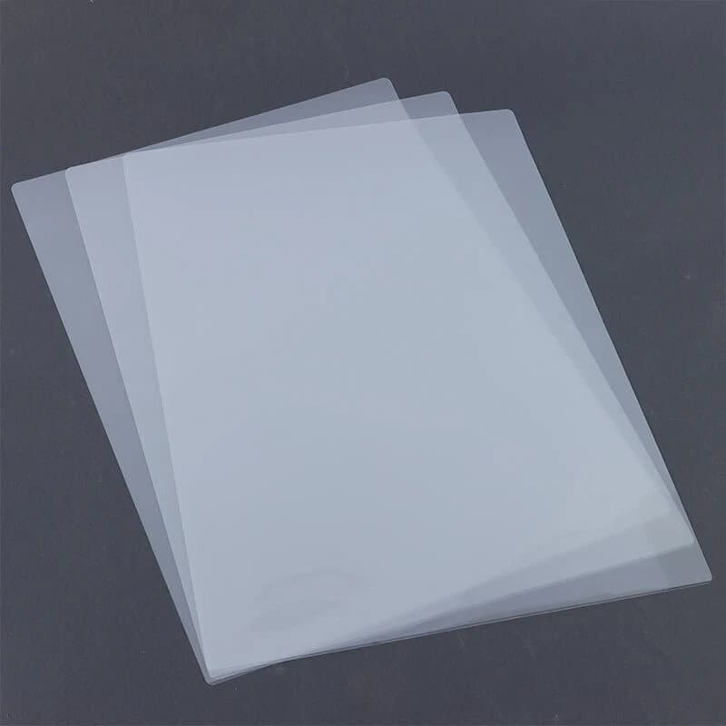 طلق پرس شفاف 125 میکرون 110AX 303*426mm بسته 100 عددی