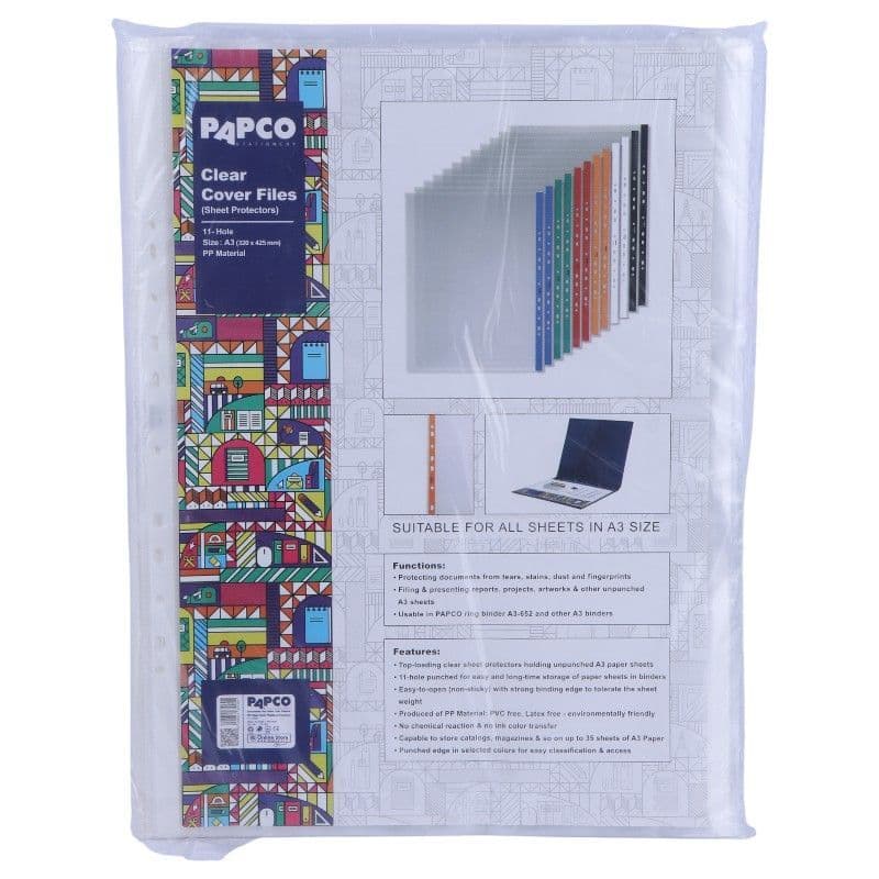 کاور کاغذ Papco A3-11 سایز A3 بسته 100 عددی — تصویر ۲