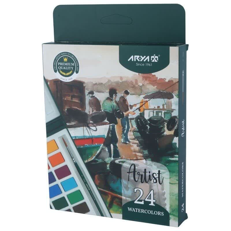 آبرنگ 24 رنگ آریا Arya Artist 5602 — تصویر ۲