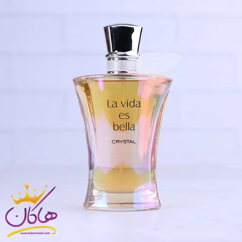 ادکلن فراگرنس زنانه لا ویدا اس بلا کریستال مدل لا ویه است بله سولیل کریستال 100 میل — تصویر ۲