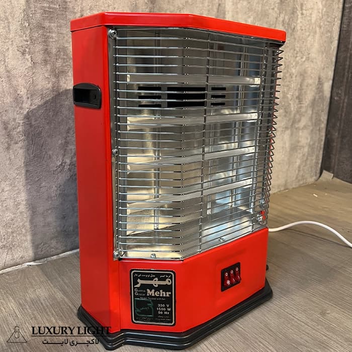 بخاری برقی فن دار گرما گستر مهر مدل تویست — تصویر ۳