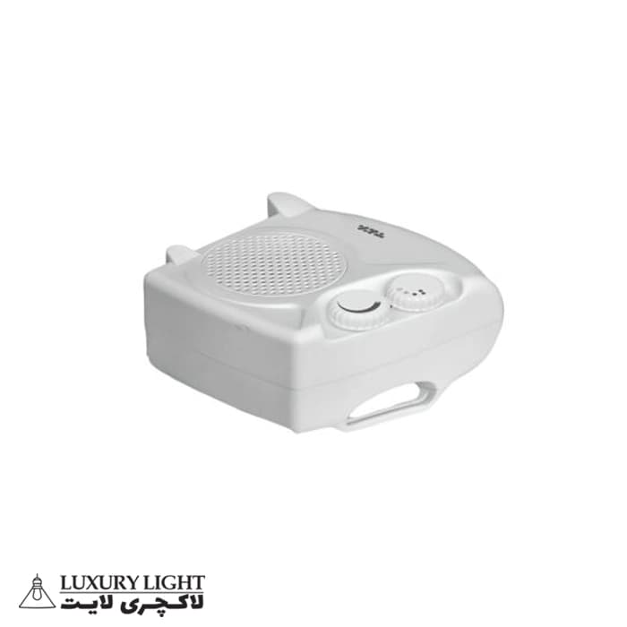 بخاری برقی رومیزی 1500 وات برفاب فن دار مدل QH-2000 — تصویر ۳