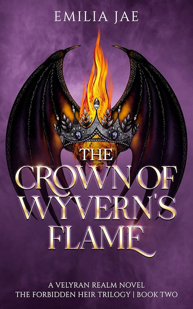 کتاب The Crown of Wyvern’s Flame (تاج شعله وایورن) نسخه انگلیسی PDF | امیلیا جه