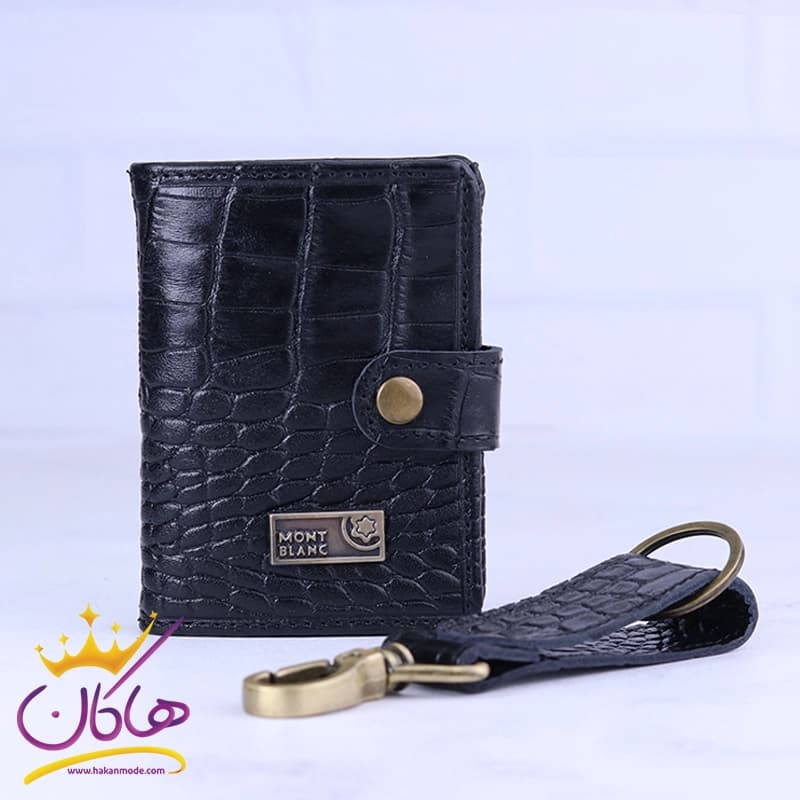 ست کیف جاکارتی و جاکلیدی چرم مونت بلانک 216 — تصویر ۲