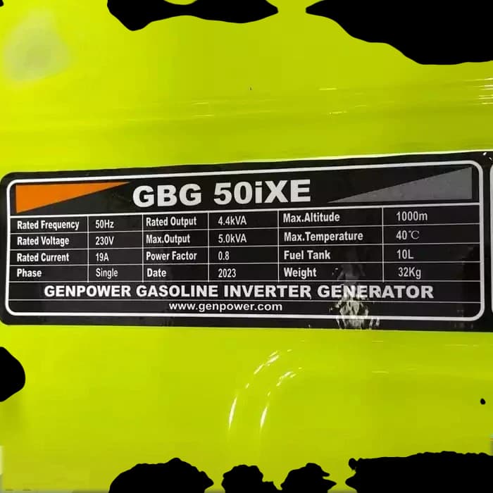 موتور برق بنزینی 5 کیلو وات جن پاور مدل GBG50IXE — تصویر ۶