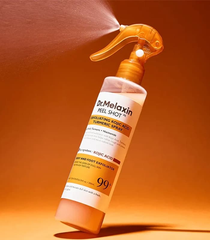 اسپری لایهبردار و روشنکننده ضدلک و ضدجوش دکتر ملاکسین (Dr. Melaxin Peel Shot Spray) — تصویر ۳