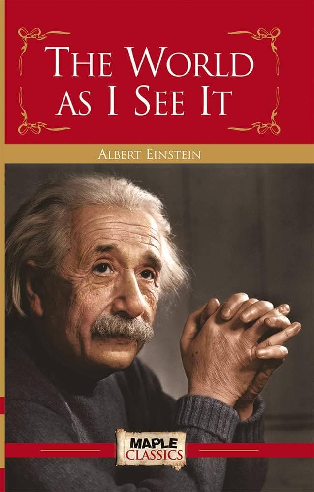 کتاب The World As I See It (جهان از نگاه من) نسخه انگلیسی PDF | آلبرت اینشتین