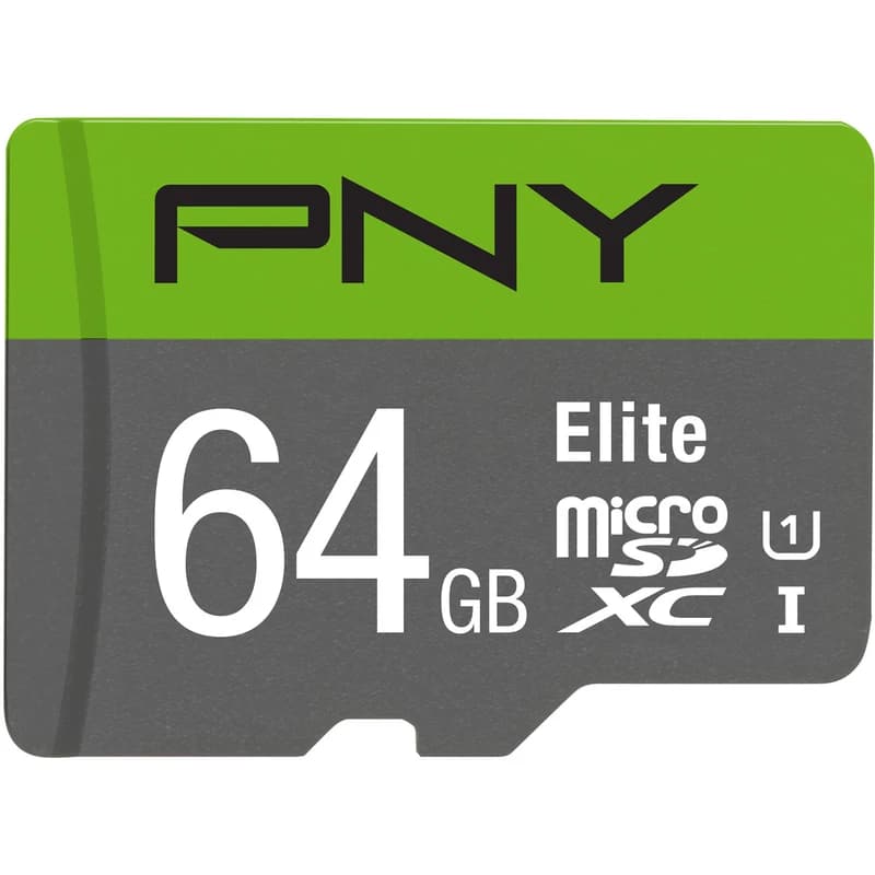 کارت حافظه microSDXC پی ان وای مدل Elite کلاس 10 استاندارد UHS-I U1 سرعت 100MBs ظرفیت 64 گیگابایت به همراه آداپتور SD — تصویر ۳