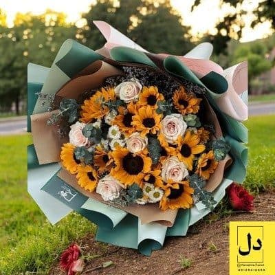 ارسال گل طبیعی برای اداره پست منطقه 7 تهران