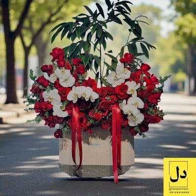 ارسال گل طبیعی برای اداره آب و فاضلاب منطقه 5 تهران