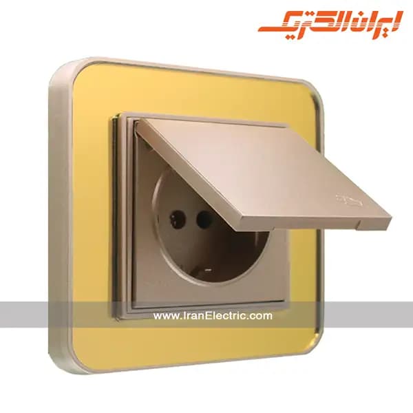 پریز برق ارت دربدار ارس بژ زه طرح متال
