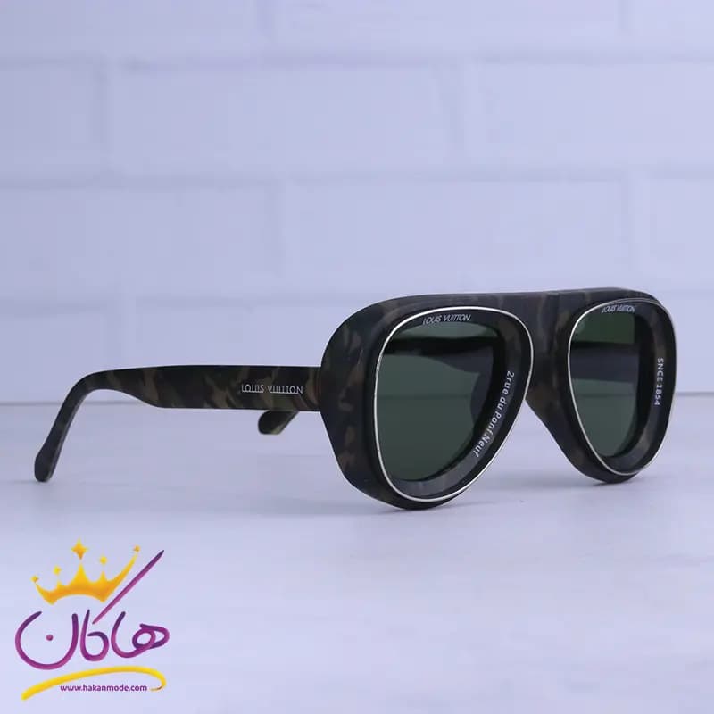 عینک آفتابی خلبانی لویی ویتون فریم ارتشی Z2445U/1 — تصویر ۴