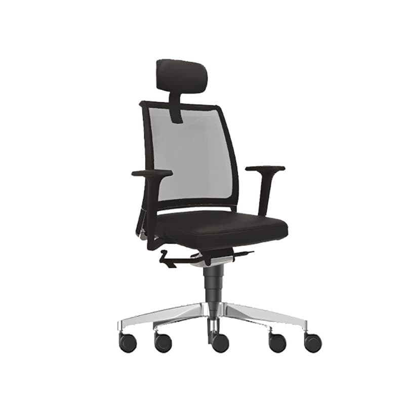 صندلی مدیریتی نظری اونیکس مدل M402 با کانکتور و دسته متحرک پلاستیکی — تصویر ۴