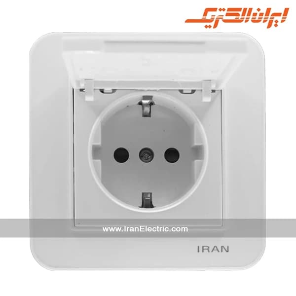 پریز ارت درب دار ارس سفید — تصویر ۲
