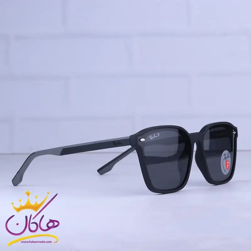 عینک آفتابی زنانه ری بن فریم مربع پلاریزه RB 4401/1 — تصویر ۴