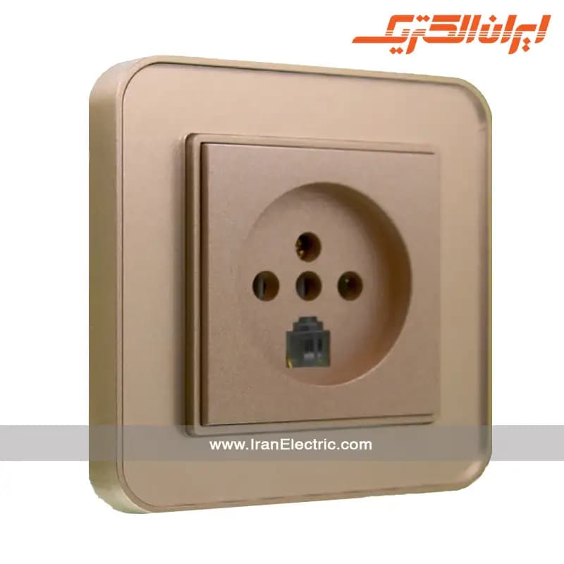 پریز تلفن دوکاره ارس بژ زه بژ
