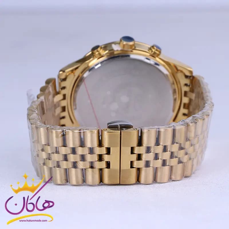 ساعت عقربه ای الگانس مردانه فلزی صفحه سبز G 9766/3 — تصویر ۳