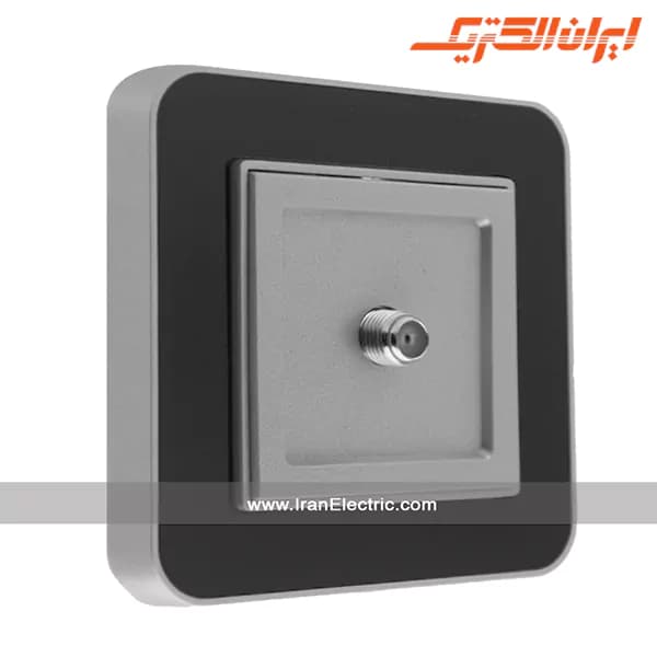 پریز آنتن SAT ارس نقره ای زه مشکی