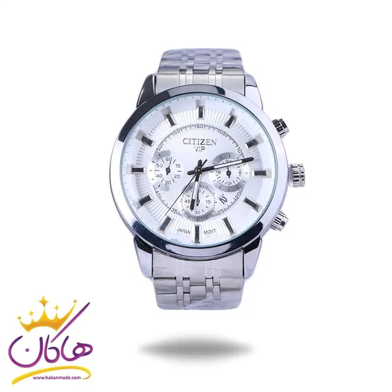 ساعت عقربه ای سیتیزن مردانه فلزی صفحه سفید G 2363/21
