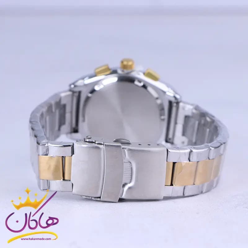ساعت مچی الگانس زنانه فلزی نقره ای طلایی L 2024/2 — تصویر ۴