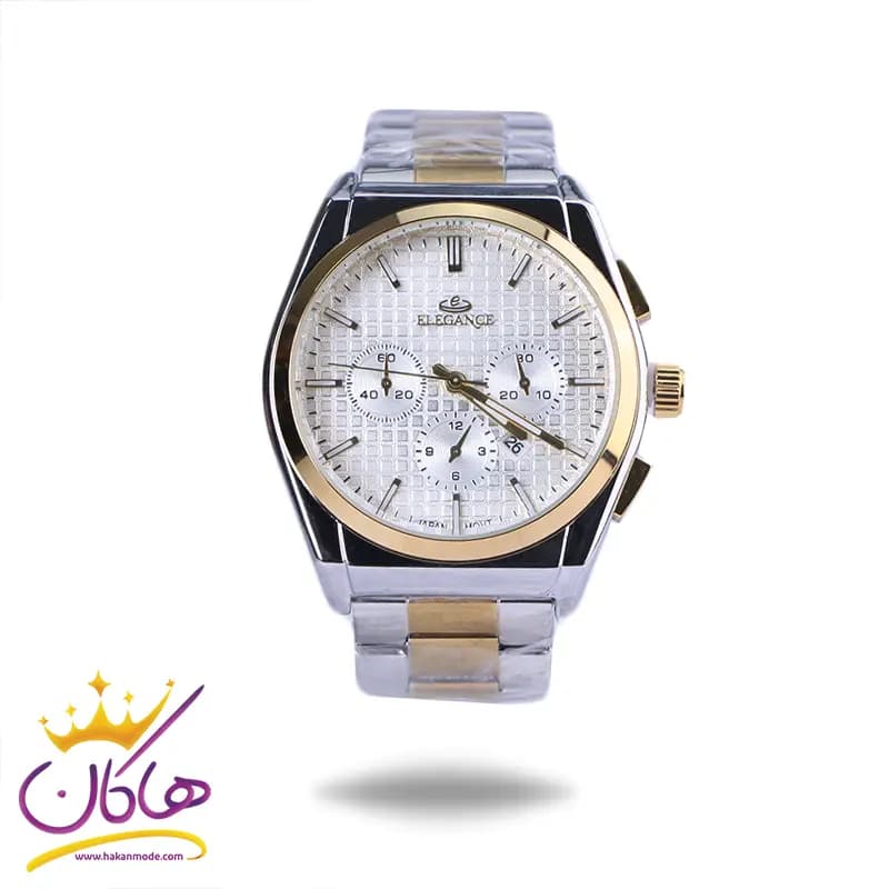 ساعت عقربه ای الگانس مردانه فلزی صفحه سفید G 2024/1