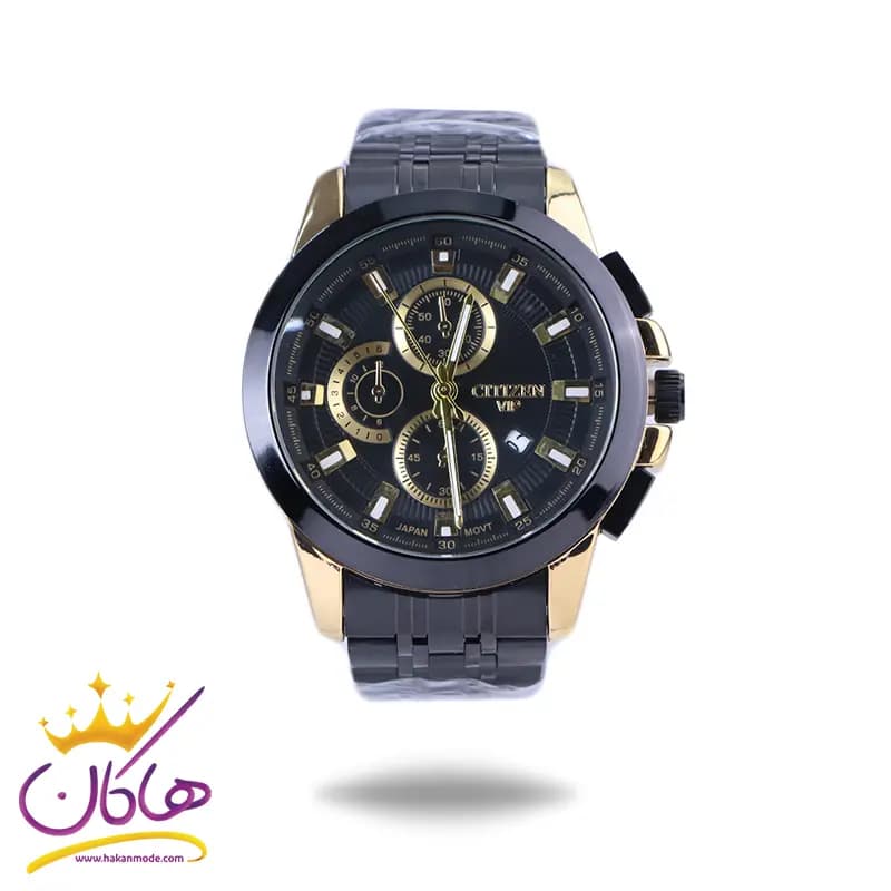 ساعت مچی عقربه ای سیتیزن مردانه فلزی مشکی G 2363/19