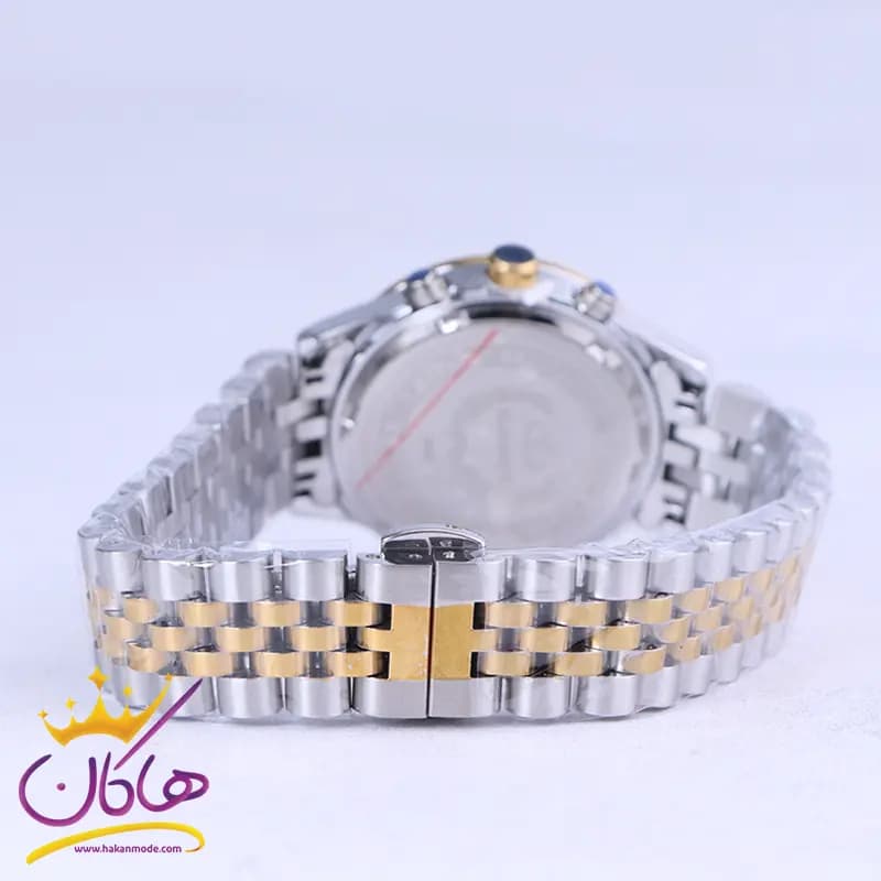 ساعت مچی الگانس زنانه فلزی صفحه آبی L 9766/2 — تصویر ۳
